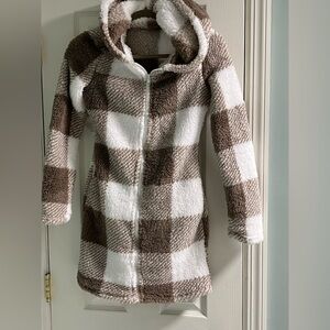 Cozy Plaid Hooded Jacket